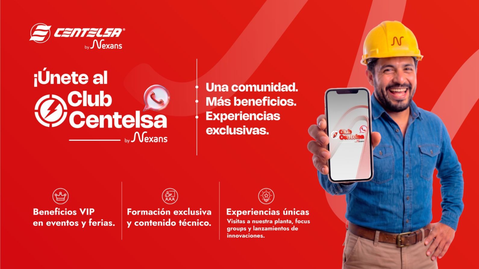 Únete al Club Centelsa - Comunidad de Whatsapp